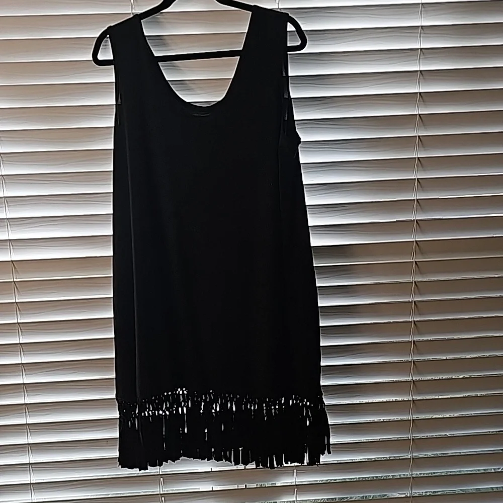 Dotti Swimsuit Cover-Up Dress Black Size Large NWT - Picture 3 of 6